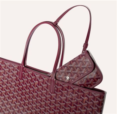 goyard st louis pm burgundy|Goyard bag online store.